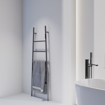 Полотенцесушитель электрический ABBER Treppe AH4705NG оружейная сталь
