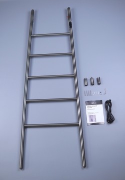 Полотенцесушитель электрический ABBER Treppe AH4705NG оружейная сталь
