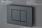 Комплект 2в1 IBERICA BLANCA инсталляция SILENCIO MINI, кнопка смыва INOX-C черный матовый (IB.001M.112)