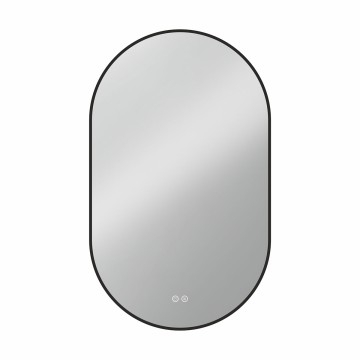 Зеркало LED VLM-3AU900B-2 500x900 c сенсорным выключателем и диммером, антизапотевание