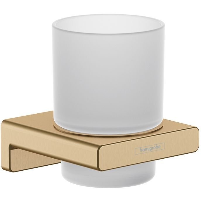 Стакан для зубных щеток Hansgrohe AddStoris, шлифованная бронза, 41749140