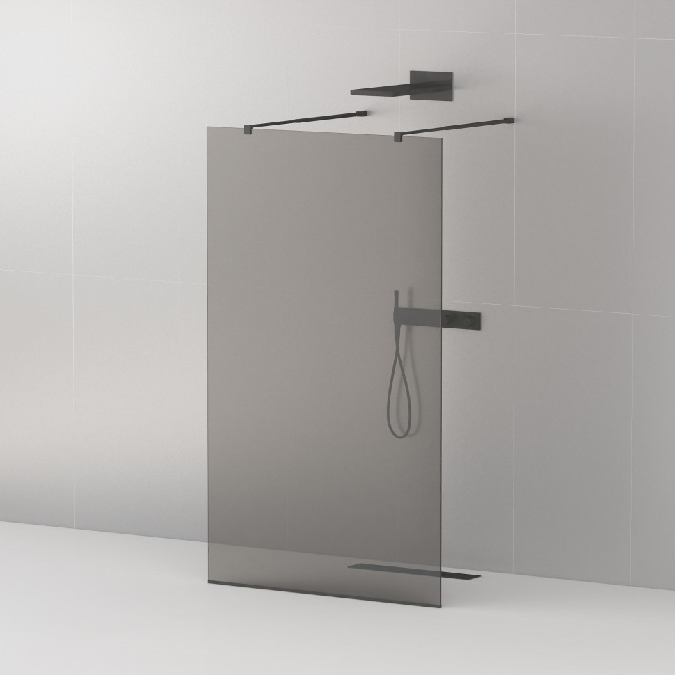 Душевая перегородка CEZARES LIBERTA-L-2-120-GR-NERO