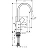 Смеситель для раковины Hansgrohe Vivenis 75030700, белый матовый