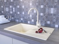 Смеситель для кухни Holstein, бежевый, Ho212063-328, Paulmark