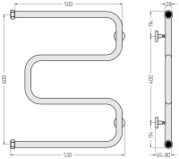 Ш-образный+ 600х500