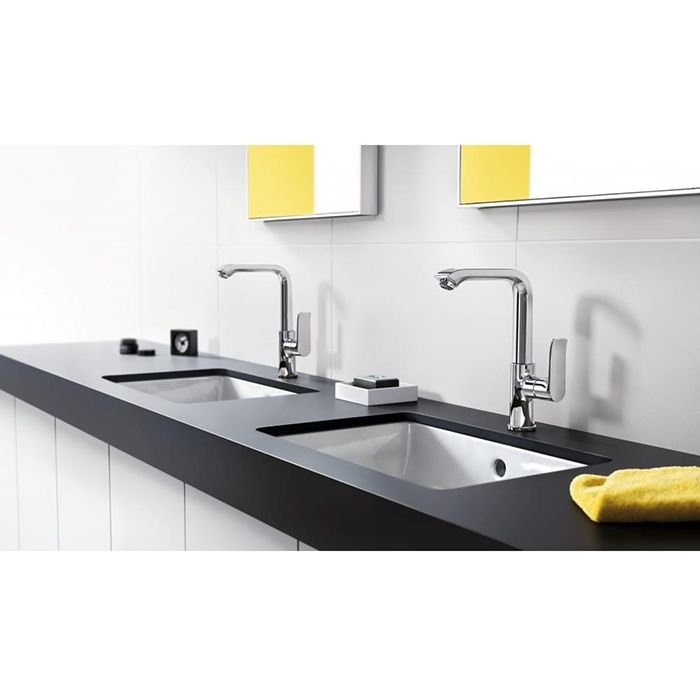 Смеситель Hansgrohe Metris для раковины, 1 отверстие, цвет: хром 31087000