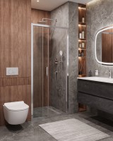 Душевая дверь CEZARES MOLVENO-BF-3-90-C-Cr-IV