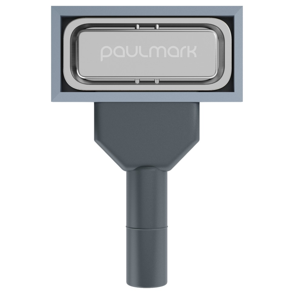 Перелив овальный с логотипом, PM24-BS, брашированная сталь, Paulmark