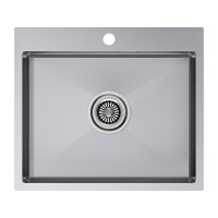 Мойка нерж. сталь KRONER 59, PM215951-BS, брашированная нерж. сталь, 590х510мм, Paulmark