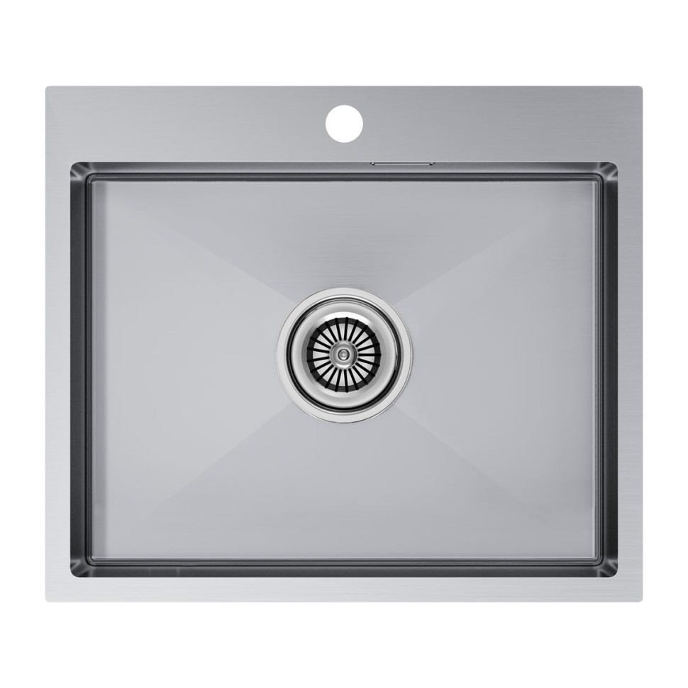 Мойка нерж. сталь KRONER 59, PM215951-BS, брашированная нерж. сталь, 590х510мм, Paulmark