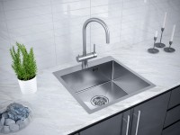 Мойка нерж. сталь KRONER 59, PM215951-BS, брашированная нерж. сталь, 590х510мм, Paulmark