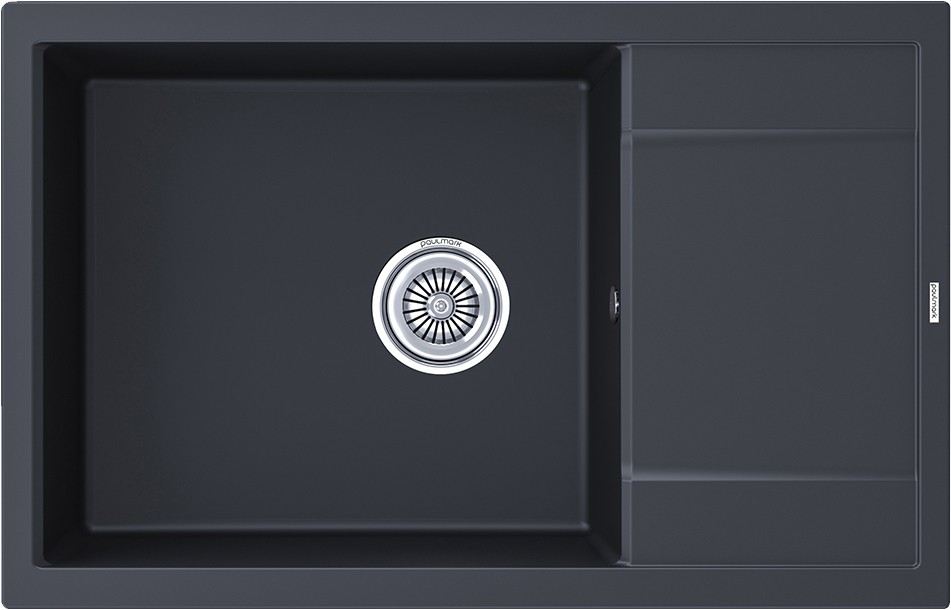 Мойка FLUGEN 60, IT-GRANIT, PM317850-AN, антрацит, 780х500 мм, Paulmark