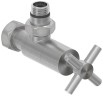 Вентиль угловой крест (G 1/2" НР х G 3/4" НГ)