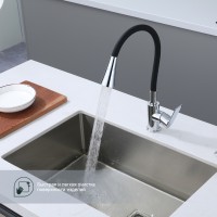 Смеситель Splenka для кухни с гибким изливом S05.43 Хром