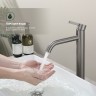 Смеситель Splenka высокий для умывальника S221.15.09 Графит