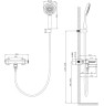 Смеситель для ванны Рондо (Rondo) VTFW-1R2CH, хром