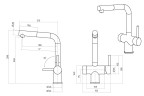 Смеситель EMAR EC-7026 ЕС - 7026 Satin