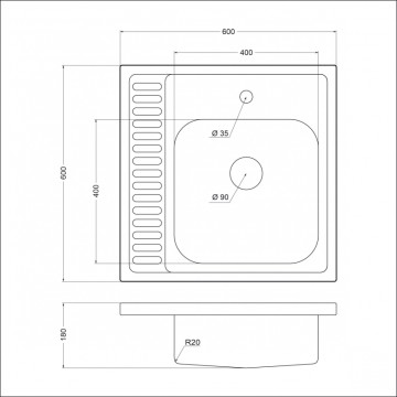 Мойка EMAR T6060RQ EMAR T6060RQ
