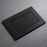 Кнопка смыва Veconi FLUSH V9, FLV9-B, 237х159х6, нержавеющая сталь, черный матовый