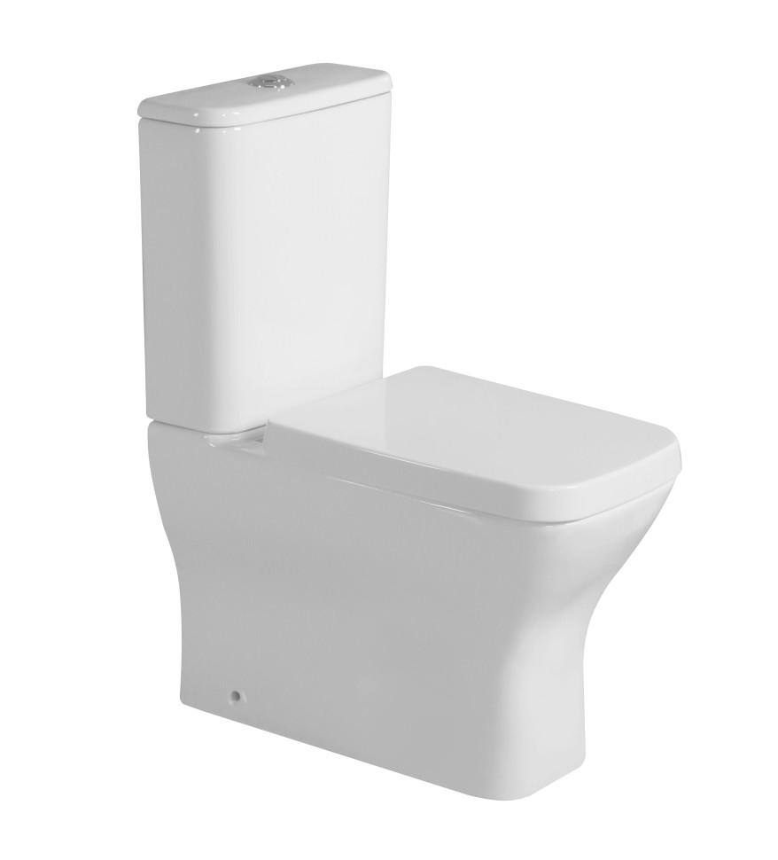 Унитаз-компакт MILLEAU Rubis MYL320GW с микролифтом (белый глянец)