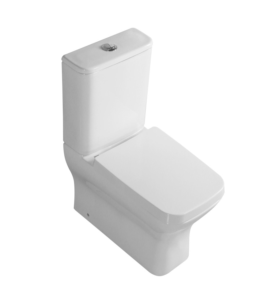 Унитаз-компакт MILLEAU Rubis MYL320GW с микролифтом (белый глянец)