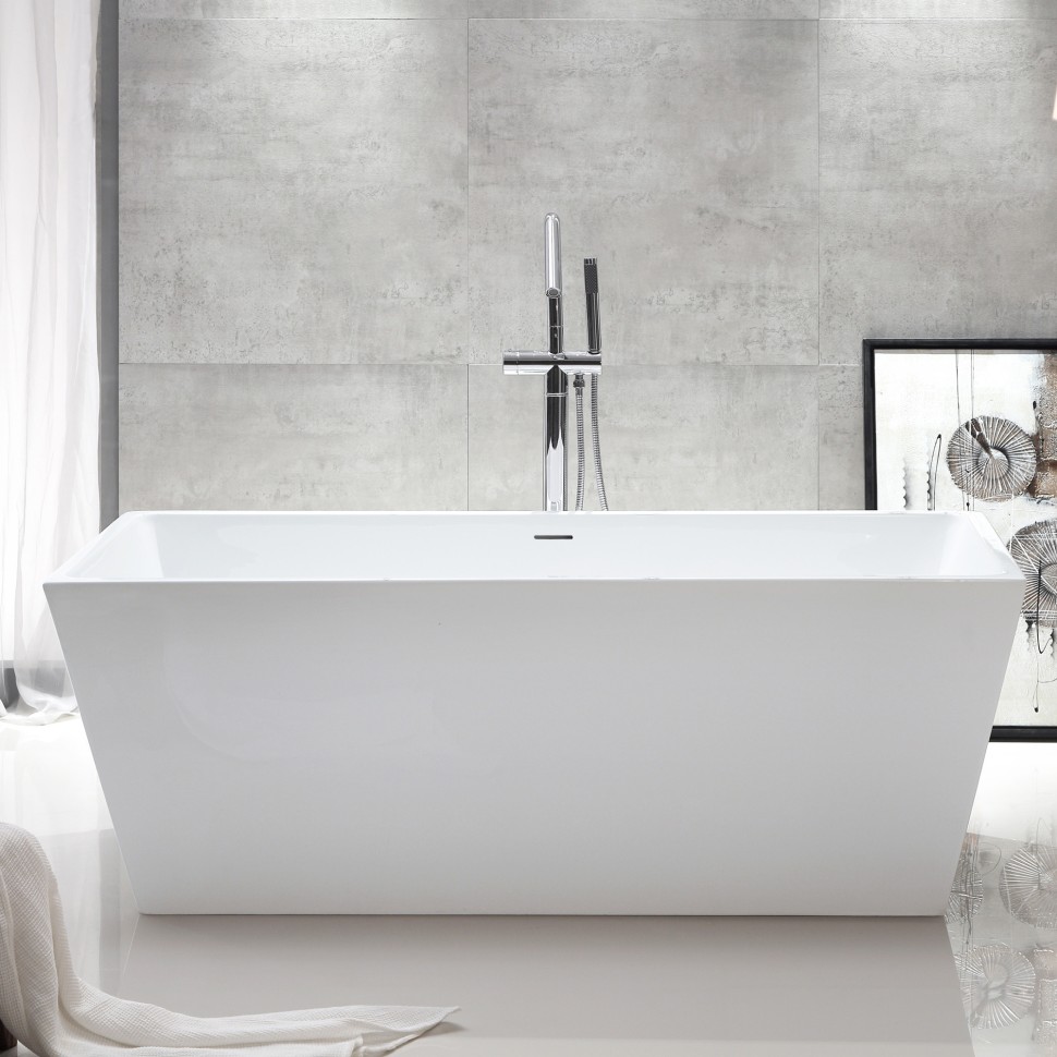 Акриловая ванна ABBER AB9224-1.6 белая