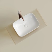 Умывальник чаша накладная прямоугольная Element 500x359x145мм