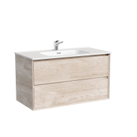 Тумба подвесная SANCOS Marmi 2.0 890х445х520 с двумя ящиками оснащенными доводчиками скрытого монтажа, дуб галифакс натуральный, арт. MR2.090EG