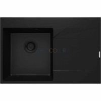 Гранитная мойка, 1-чаша с осушкой - правый