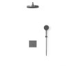 Душевой комплект VSFW-4I212GM встраиваемый, двухрежимный, вороненая сталь