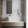 Полотенцесушитель электрический ABBER Universal AH4504 хром