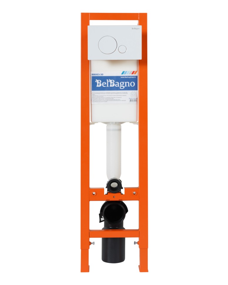 Кнопка смыва BelBagno SFERA BB014-SR-BIANCO, цвет-белый