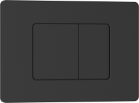 Кнопка смыва IBERICA BLANCA INOX-C нержавеющая сталь, черный матовый (IB.B011.002.003)