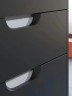 Тумба под раковину для ванной подвесная Uperwood Modul 61х44,4х55 см, чернаяатовая
