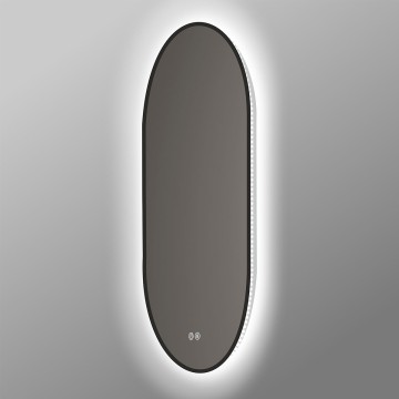 Зеркало LED VLM-3AU100B-2 600х1000 c сенсорным выключателем и диммером, антизапотевание