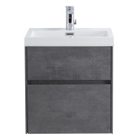 База под раковину подвесная BelBagno PIETRA MINI-500AS-2C-SO-SCM Stucco Cemento