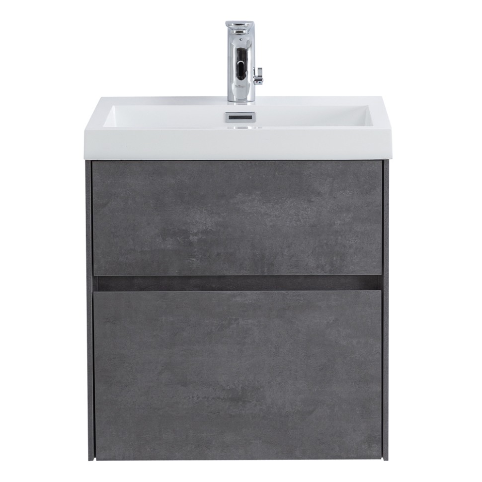 База под раковину подвесная BelBagno PIETRA MINI-500AS-2C-SO-SCM Stucco Cemento