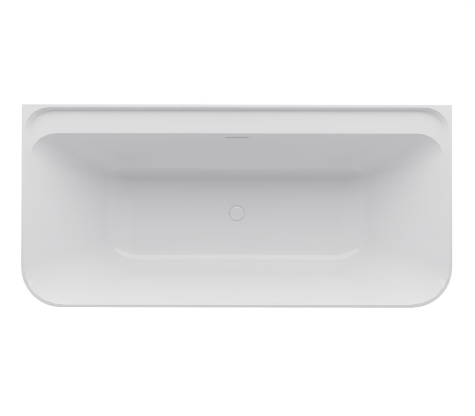 Ванна акриловая Vincea VBT-702-1700, 1700*800*585, цвет белый, щелевой перелив, слив белый