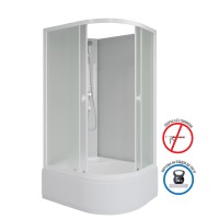 Душевая кабина Niagara Promo P90/80/40L/MT/BK (90х80х195) 4 места