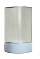 Душевой уголок Niagara Eco NG-006-14 (90х90х195) высокий поддон(39см),стекло матовое,2 места