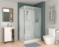 Душевая кабина Niagara Premium NG-6012-01QL (120х80х210) низкий поддон(16 см),стекло прозрачное,4 места
