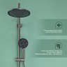 Душевая система Splenka для ванны и душа S221.24.09 Графит
