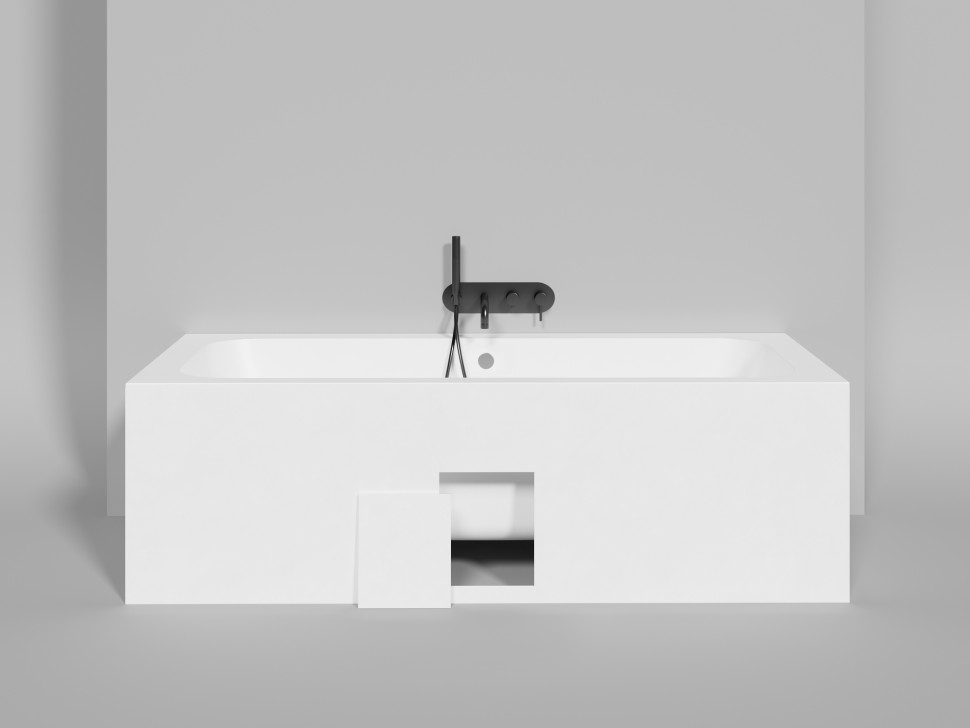 Ванна встраиваемая ORLANDA AXIS 190x80 S-Sense Матовое