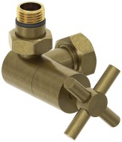 Вентиль 3D левый крест (G 1/2" НР х G 3/4" НГ)