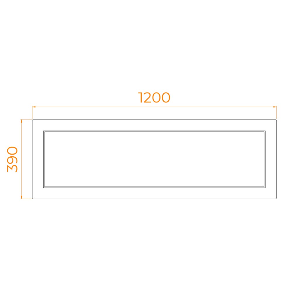 Экран для душевого поддона RGW NА/CL-S (фронтальный 120)