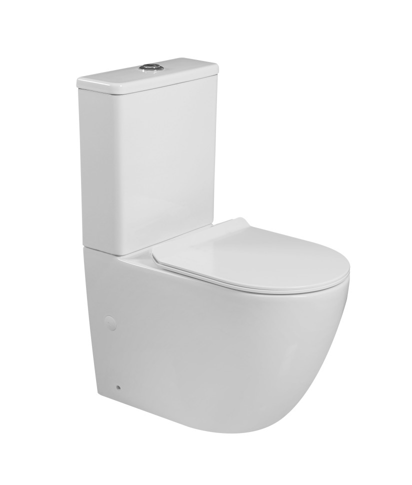 Унитаз-компакт MILLEAU Ferme MYL2055GW с микролифтом (белый глянец)