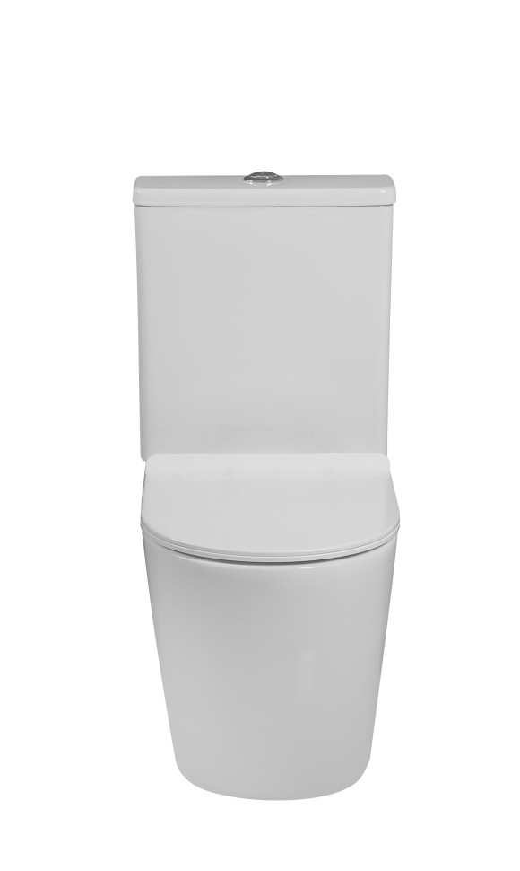 Унитаз-компакт MILLEAU Ferme MYL2055GW с микролифтом (белый глянец)