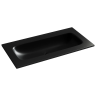 Раковина накладная мебельная CERAMICANOVA Grace прямоугольная 910x457x137 без отверстия под смеситель 910*457*137 цвет черный матовый CN7019MBwx