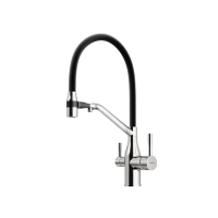 Смеситель для кухни SANCOS Orta с возможностью подключения фильтра для воды, цвет брашированный никель, арт. SC4008BN