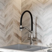 Смеситель для кухни SANCOS Orta с возможностью подключения фильтра для воды, цвет брашированный никель, арт. SC4008BN